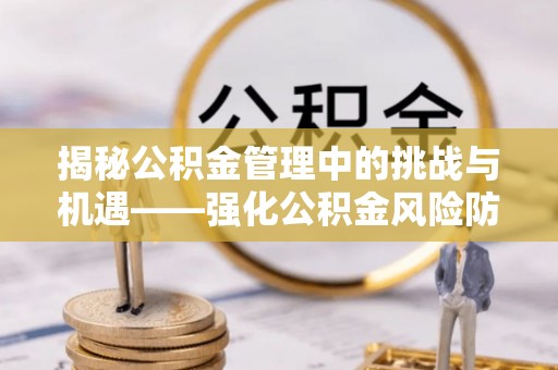 琅琊揭秘公积金管理中的挑战与机遇——强化公积金风险防控的多维策略