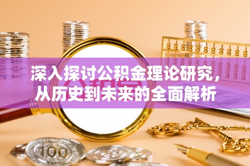 琅琊深入探讨公积金理论研究，从历史到未来的全面解析