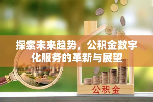 琅琊探索未来趋势，公积金数字化服务的革新与展望