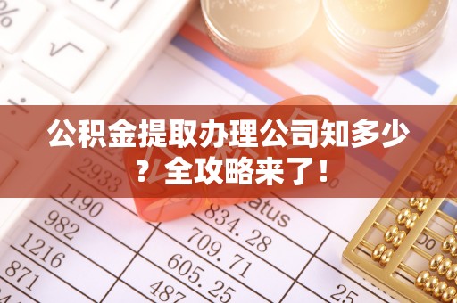 琅琊公积金提取办理公司知多少？全攻略来了！