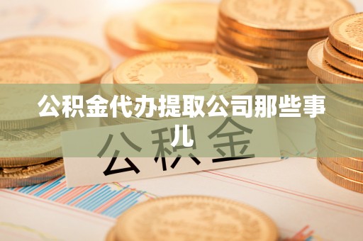 琅琊公积金代办提取公司那些事儿